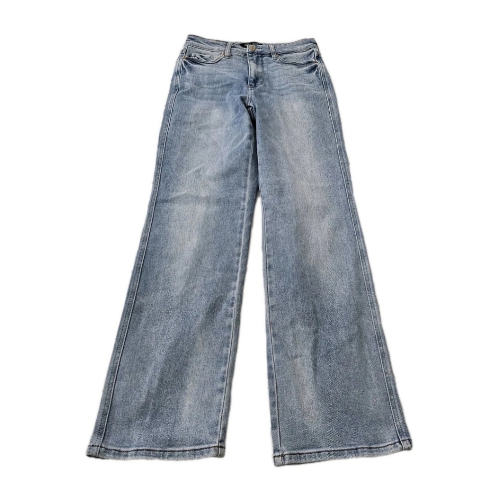 Judy Blue Jeans Womens 28 Blue Classic Straight Denim High-Rise Stretch